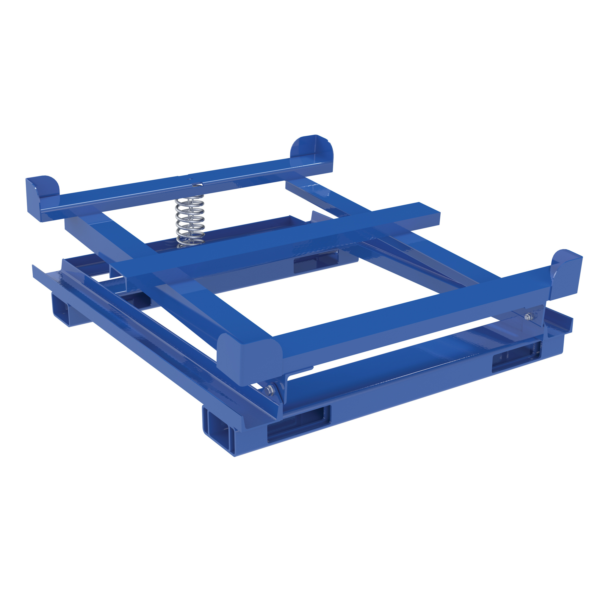Vestil Intermediate Bulk Container Tilt Stand - 48.5in. x 41in. x 15.75in., Steel, Fork Pockets, Model# IBC-TLT-FP
